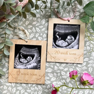 12 Week & 20 Week Double Hanging Frame Decoration Set