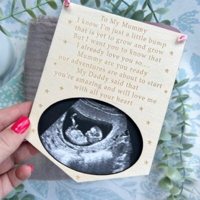 I Already Love You MUMMY Scan Decoration