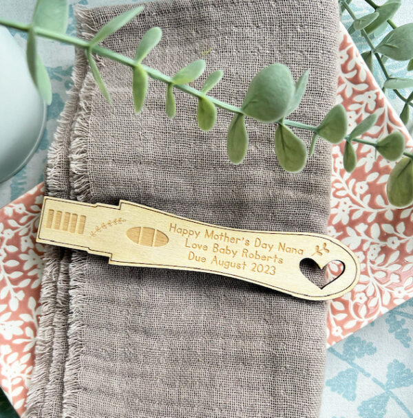 Happy Mother's Day Grandparent Wooden Pregnancy Test - Image 2