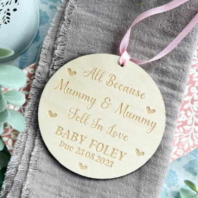 All Because My MUMMY & MUMMY Fell In Love Decoration