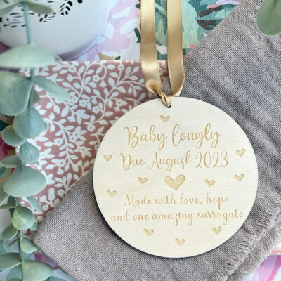Love, Hope & Surrogate Keepsake Decoration