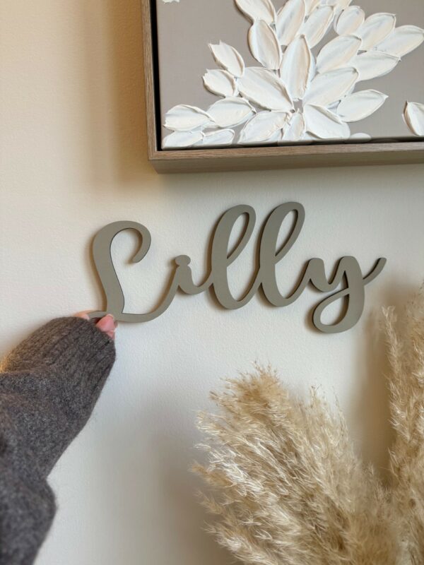 WOODEN NAME SIGN - Door Sign - Various Sizes - Image 3