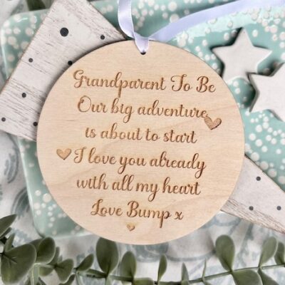 Our Big Adventure With Grandparent Ply Plaque