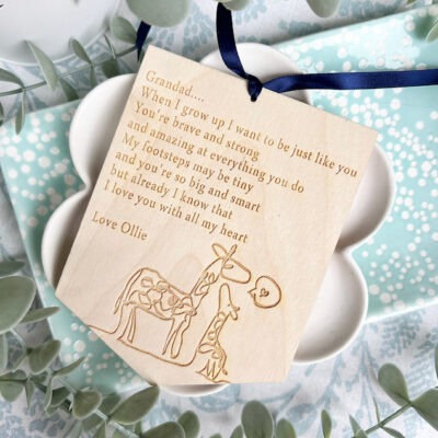 Grandparent I Love You With All My Heart Personalised Sign