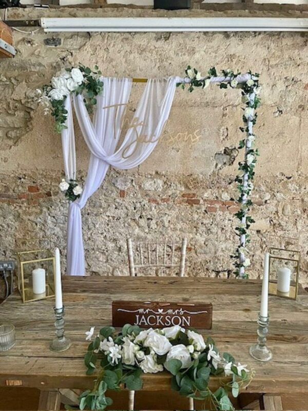 EXTRA LARGE 80cm Decorative Wooden Sign Scribble Font - Wedding Sign - Image 5