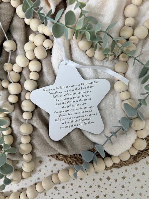 I Am All Around At Christmas Hanging Star (WH) 2