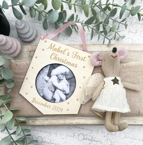 FIRST CHRISTMAS 2024 Photograph Decoration