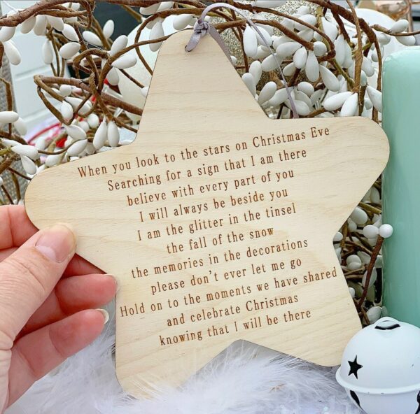 I Am All Around At Christmas Hanging Star