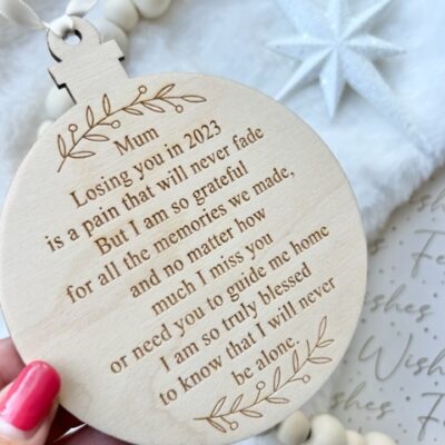 Christmas Remembrance Losing You 2025 BAUBLE Decoration