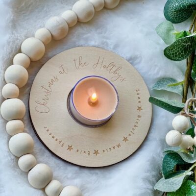 Christmas at Our House TEA LIGHT Holder Decoration