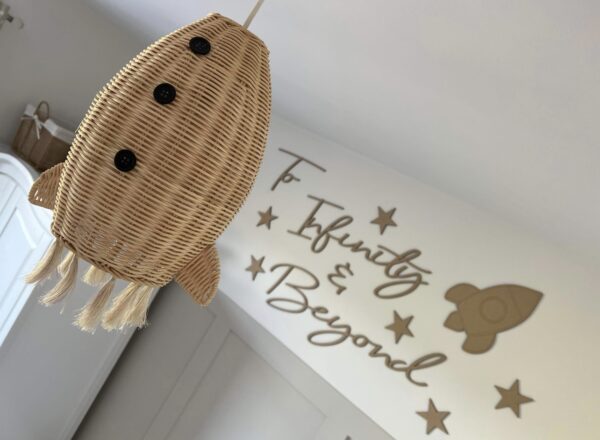 To Infinity & Beyond Children's Bedroom Wall Art Sign - Image 2