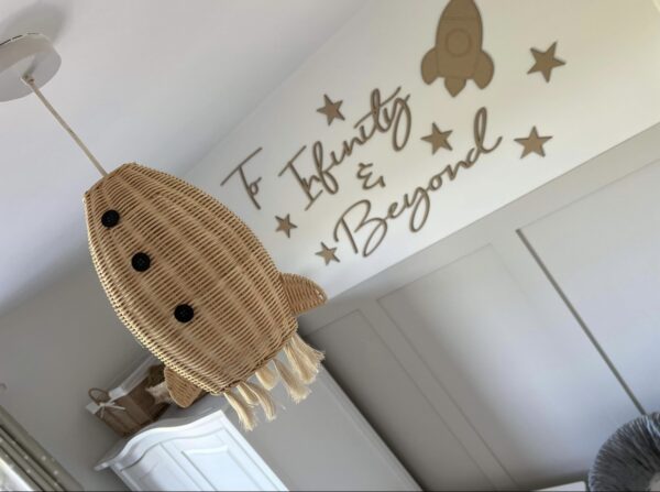 To Infinity & Beyond Children's Bedroom Wall Art Sign