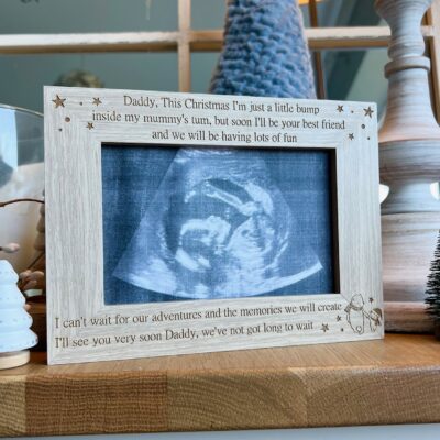 Daddy To Be I'll See You Very Soon Pregnancy Scan Frame