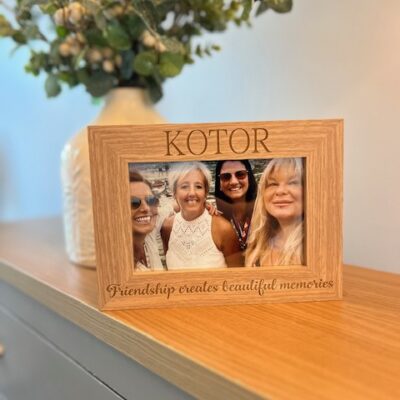 Friendship Creates Beautiful Memories Personalised Photo Frame