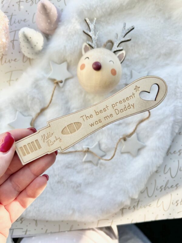 The Best Present Wooden Pregnancy Test - Image 3