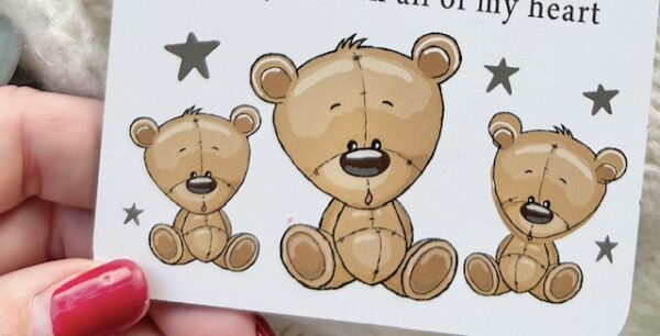 My Daddy When I (We) Grow Up Bear Sign (PR) - Image 4