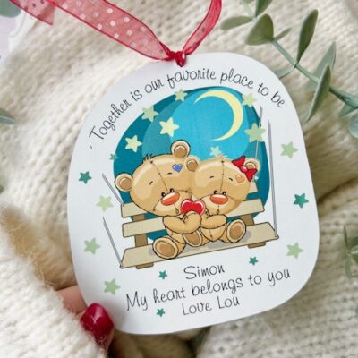 Cute Bears Together Is My Favourite Place To Be Plaque (PR)
