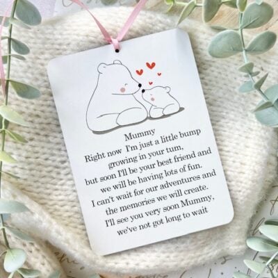 See You Very Soon Mummy  To Be Sign (PR)