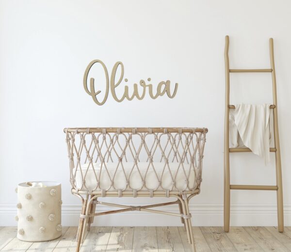 NEW Personalised Wooden Name Sign COCO FONT - Custom Wall Art - Image 2