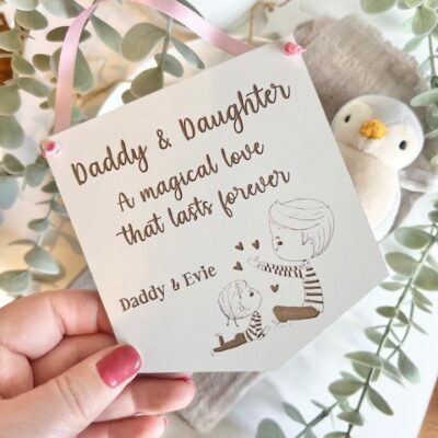 Daddy & Daughter A Magical Love Plaque (WH)
