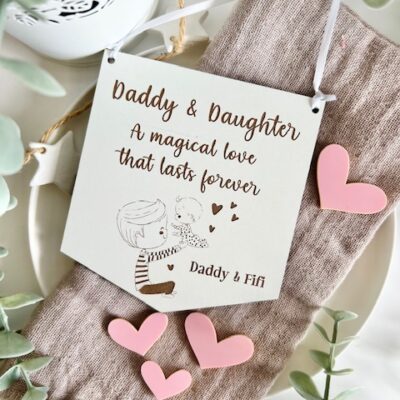 Daddy & Daughter A Magical Love Plaque (WH)