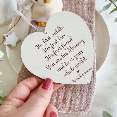 His First Hanging Heart Decoration (WH)