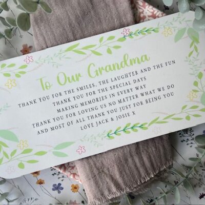 A Poem For Our (My) Grandparent Sign (PR)
