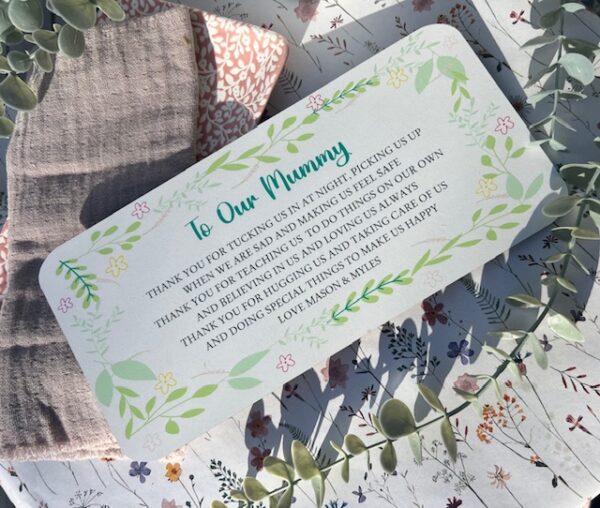 A Poem For Our (My) Mummy Sign (PR)