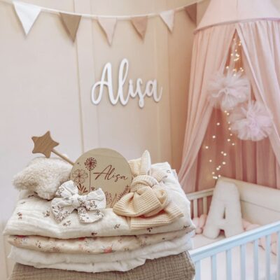 Personalised Wooden Name Sign - Custom Wall Art