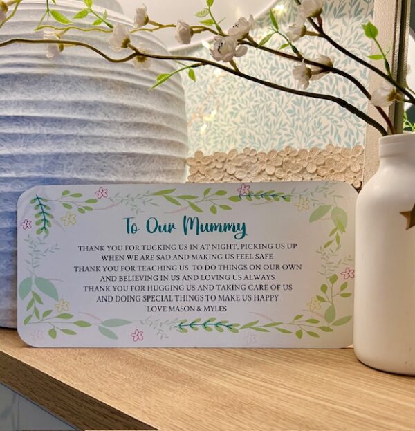 A Poem For Our (My) Mummy Sign (PR) - Image 4