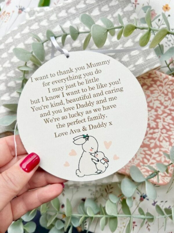 Mummy You're Kind, Beautiful & Caring Plaque (PR) - Image 3