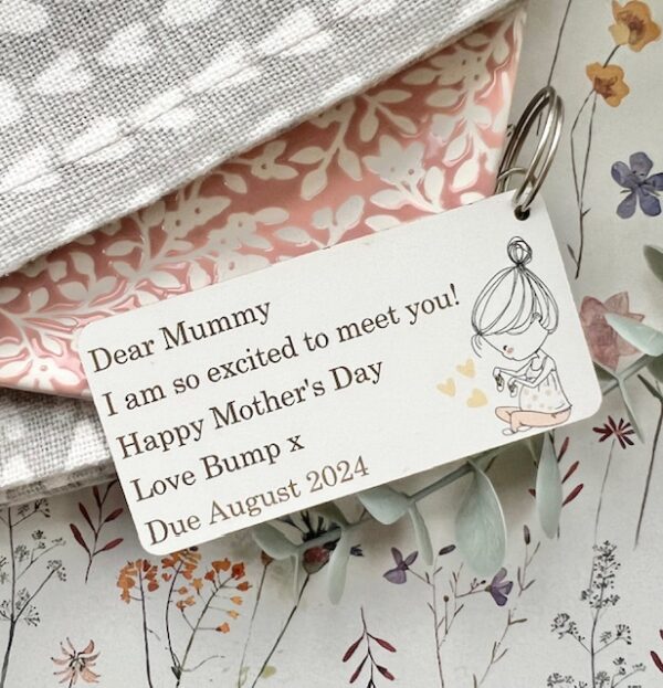 Happy Mother's Day Mummy To Be Keyring (PR)