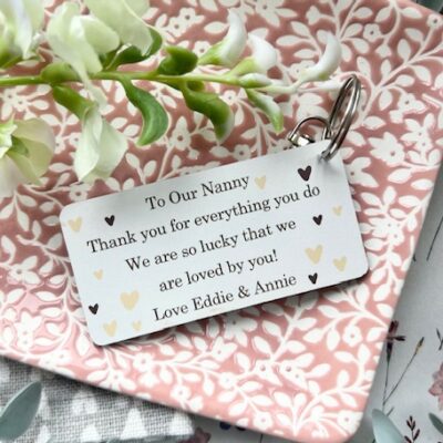 Thank You For Everything Grandparent Keyring (PR)