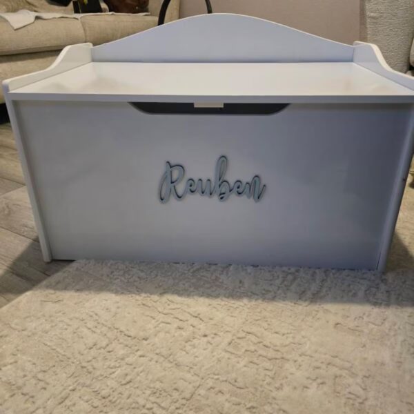 Wooden TOY BOX Name Sign - Various Sizes - Image 4