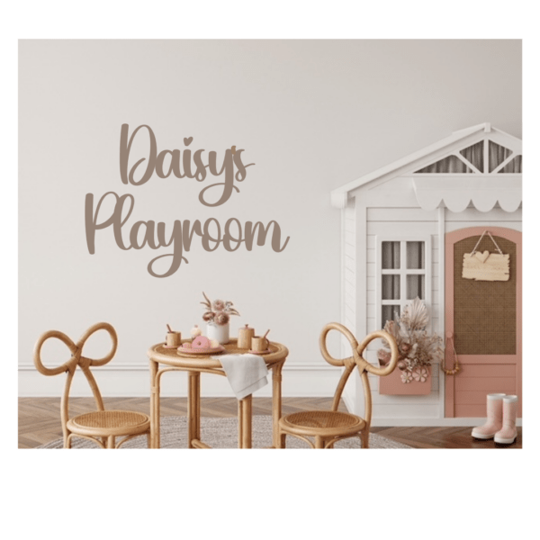 Playroom Sign TWINE Font