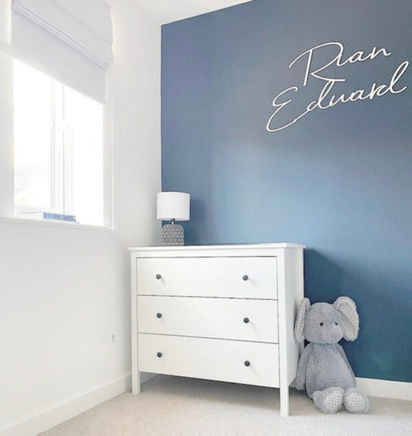 Boy's Bedroom Decor Wooden Name Sign SCRIBBLE FONT - Image 9