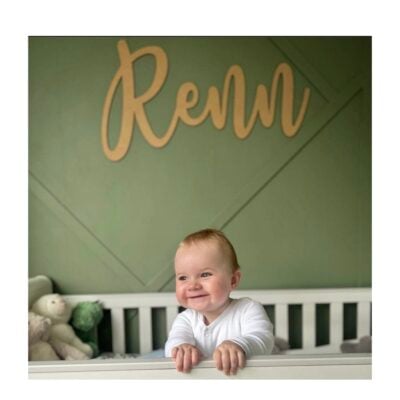 Personalised Wooden Name Sign - Custom Wall Art