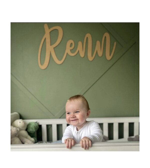 Personalised Wooden Name Sign - Custom Wall Art