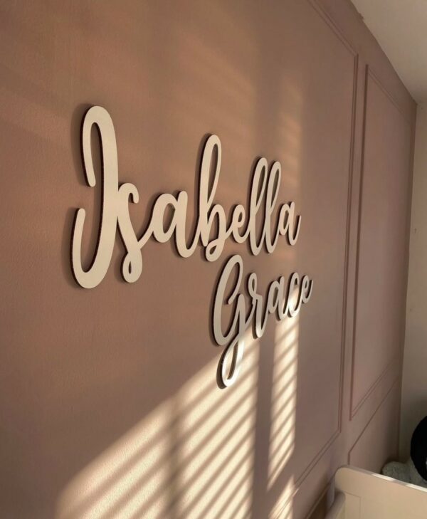 *OFFER OF THE WEEK* Large 60cm Name Sign in SWIRLY Font *£5 OFF* - Image 6