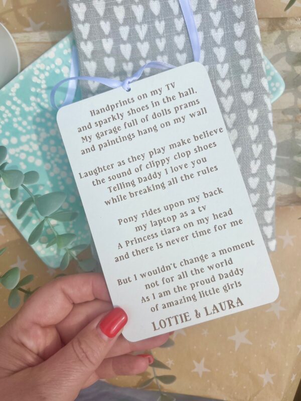 Proud Daddy Of Little Girls (Girl) Sign (WH)