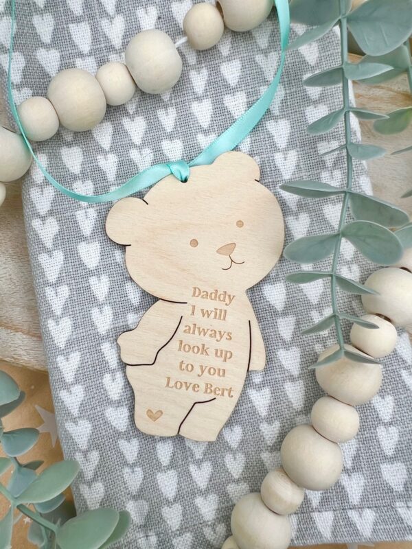 Hanging Bear Daddy I (We) Will Always Look Up To You - Image 3