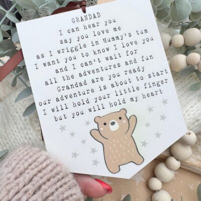 Grandparent You Will Hold My Heart Plaque (PR)