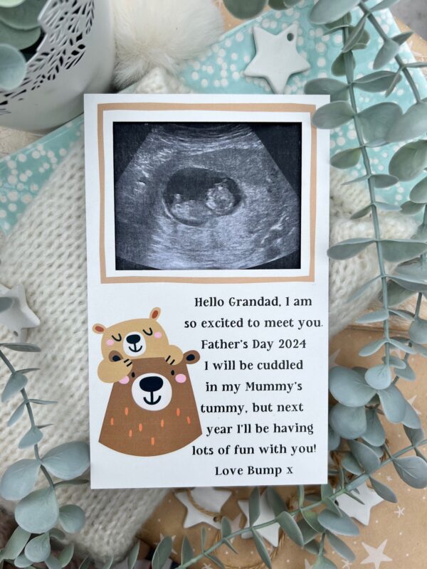 See You Soon Grandad To Be Father's Day Magnet Scan Frame (PR) - Image 5