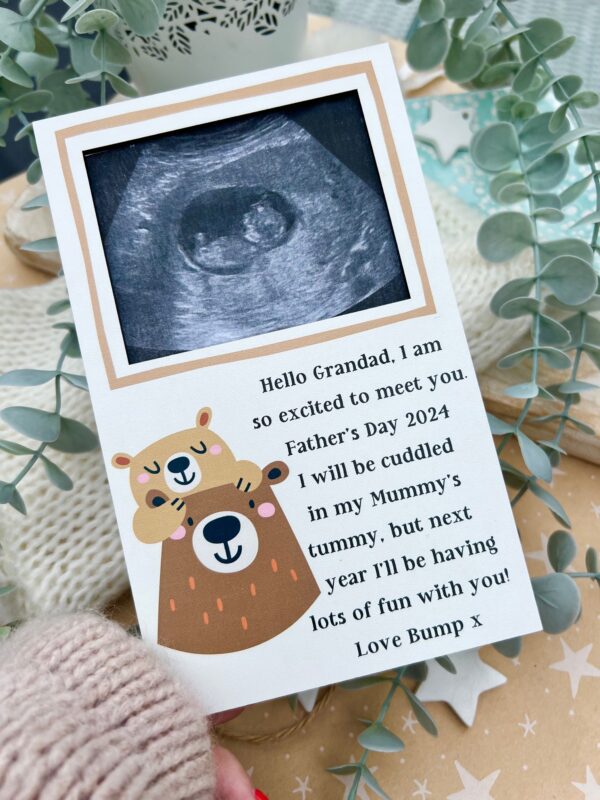 See You Soon Grandad To Be Father's Day Magnet Scan Frame (PR)