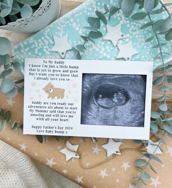 I Already Love You So Daddy To Be Father's Day 2025 Magnet Scan Frame (PR) - Image 2