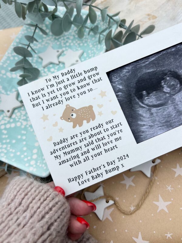 I Already Love You So Daddy To Be Father's Day 2025 Magnet Scan Frame (PR) - Image 3