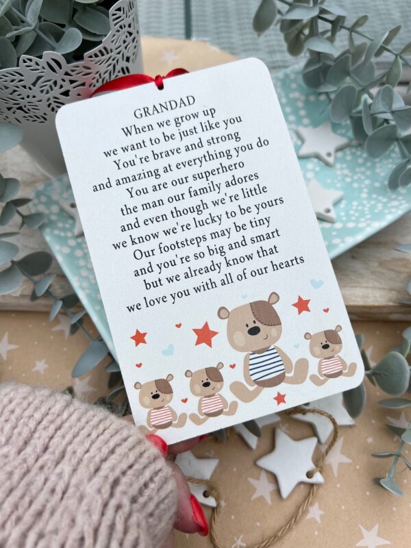 GRANDAD Father's Day When I (We) Grow Up Hanging Sign (PR) - Image 4
