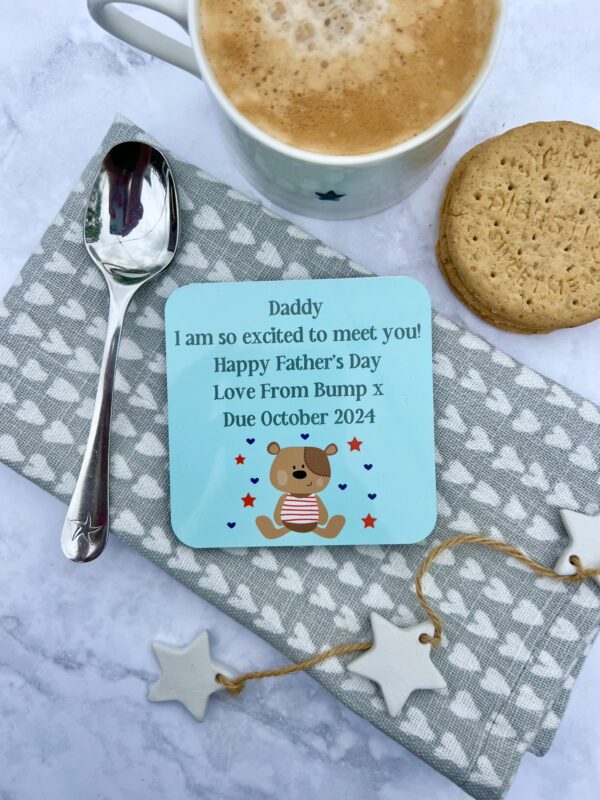 Daddy To Be Father's Day Coaster - Image 3