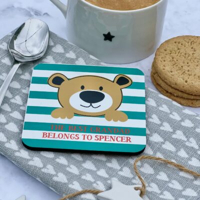 The Best Grandad Personalised Coaster