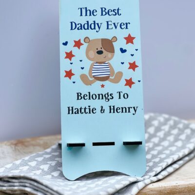 Best Daddy Teddy Bear Mobile Phone Stand